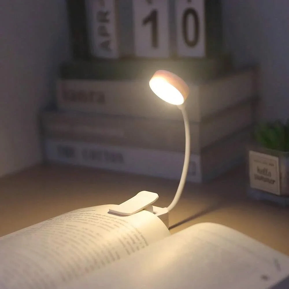 Lampe de lecture à clip Eclipse, rechargeable USB