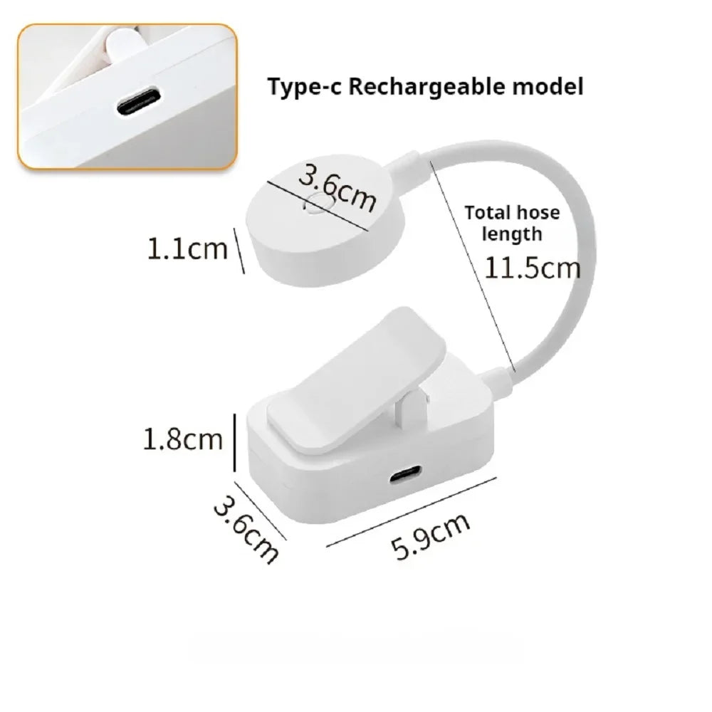 Lampe de lecture à clip Eclipse, rechargeable USB